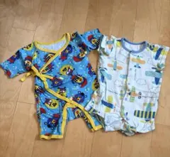 赤ちゃん ロンパース 2点セット 50-60cm