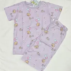 新品〈110cm〉すみっコぐらし パジャマ 半袖 キッズ 綿100