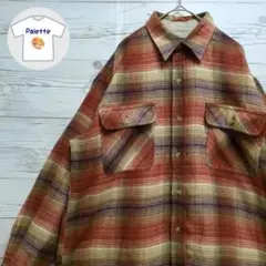 ヘビーネルシャツ m