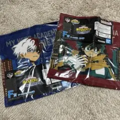 僕のヒーローアカデミア 一番くじ F賞 アートタオル 緑谷出久 轟焦凍 未開封