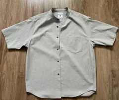 BEAUTY&YOU komatsu pack 半袖　バンドカラーシャツ