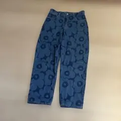 marimekko マリメッコ デニムパンツ 花柄のサムネイル