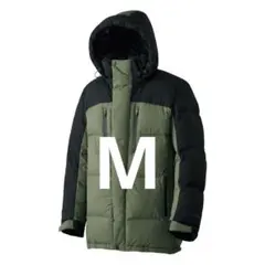 エックスシェルター 断熱α プレミアムギガパフダウンコート M ダークグリーン