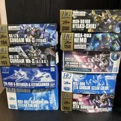 機動戦士Zガンダム HGUC HG 8種類セット 内袋未開封未組立 - メルカリ