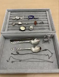 つ*ん様 遺品整理 指輪 ネックレス アクセサリー ゴールド シルバー