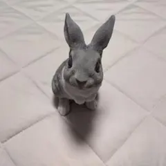 うさぎの置物 インテリア リアルな動物フィギュア
