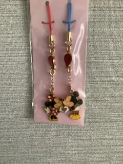 新品　東京ディズニーリゾート　ミッキー＆ミニー　ペアストラップ