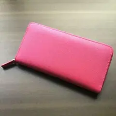 【本日発送！】サフィアーノレザー 長財布　ローズピンク