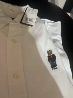 未使用タグ付き　ラルフローレン ポロベア　ボタンダウンシャツ