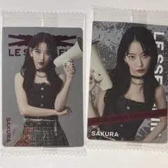 LESSERAFIM ウエハース シール サクラ ルセラフィム