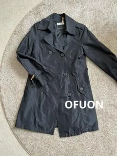 OFUON オフオン　ブラック トレンチコート　size38のサムネイル