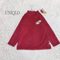 ユニクロ　スヌーピーコラボ　フリース　長袖　ゆったり　XL ルームウェア