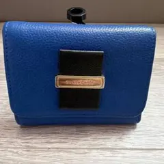 最終値下SeeByChloe 三つ折り財布 ブルー レザー美品のサムネイル
