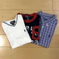 【まとめ売り】ポロ　ラルフローレン　キッズ　トップス　シャツ　半袖　100㎝