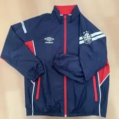 Umbro ナイロンジャケット ネイビー/レッド