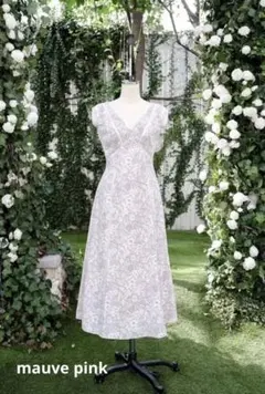 Herlipto Lace Trimmed Floral Dress