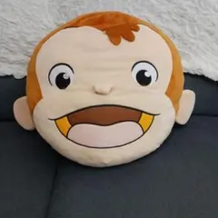 おさるのジョージ フェイスクッションのサムネイル