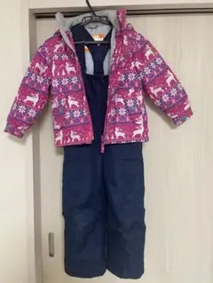 子ども用スキーウェア 一式150 ピンク迷彩　CCLTEAM 楽天市場】【送料無料】激安 キッズスキーウェア 子供 スノー