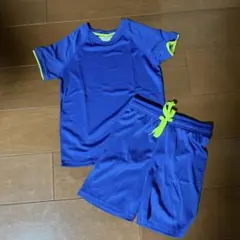 ボイーズ キッズ 半袖 子供 夏 Tシャツ パンツ セット スポーツ ブルー