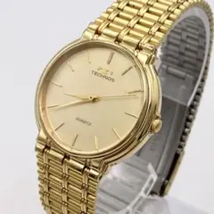 良品/稼働】TECHNOS テクノス 18K GOLD CROWN - メルカリ