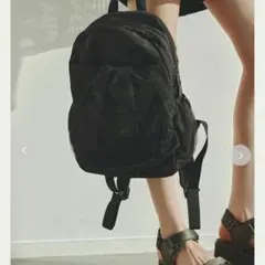 【emmi atelier】eco 撥水メッシュミニギャザーボディーバックパック