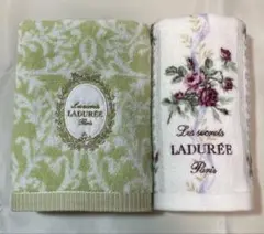 新品　LADUREE ラデュレ　フェイスタオル×1枚　ウォッシュタオル×1枚のサムネイル