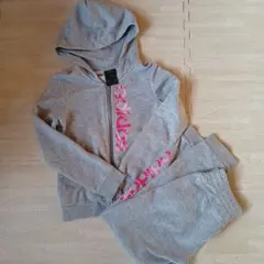 adidas グレー ジャージ 130