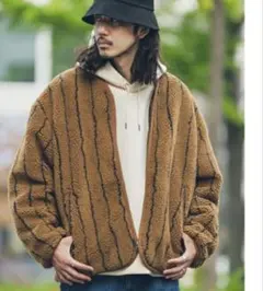 新品　アーバンリサーチ　SONNY LABEL 防風ボアカーディガン　L