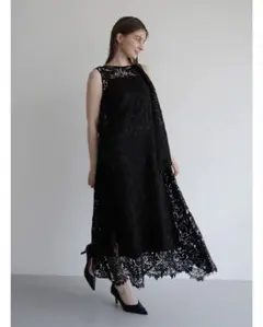 Acka. sheer flower one-piece - メルカリ
