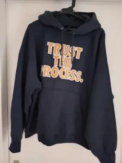 【coca　裏起毛パーカー　ネイビー】