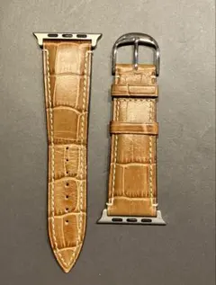 Apple Watch 42mmレザーベルト　型押し