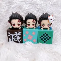 鬼滅の刃 竈門炭治郎 ひっかけフィギュア 3点セット