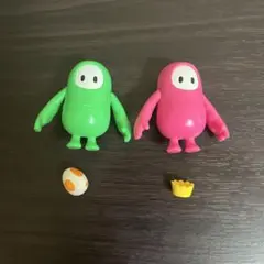 Fall Guys フィギュア グリーン ピンクのサムネイル