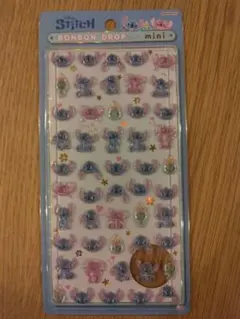 【正規品】ボンボンドロップシールミニ　スティッチ【匿名配送】