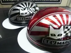 ケージ様オーダー カスタムペイントヘルメット マーシャルキャット