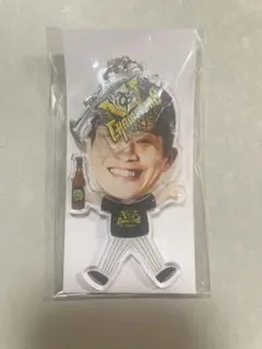 阪神タイガース ビールかけふりふりキーホルダー 木浪聖也