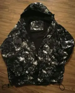 【ZARA 】 超激レア！入手困難！総柄　ナイロンボンバージャケット ジャンパー