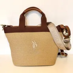 即発送 U.S. POLO ASSN. 2WAY トートバッグ ハンドバッグのサムネイル