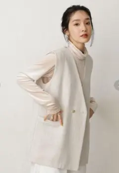 NANO universe ナノユニバース LB.04/ツイードジレ 美品