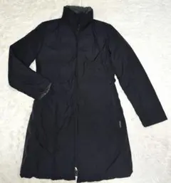 美品 モンクレール ダウンコート リバーシブル 黒 / カーキ　0