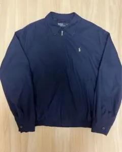 POLO Ralph Lauren ハリントンジャケット L 紺色 ポニーロゴ - メルカリ