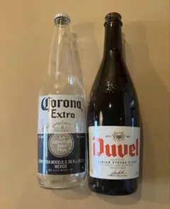 空き瓶 Corona Extra 710ml & Duvel 750ml