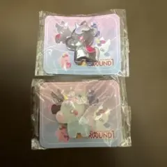 ユニコーン ぷっくり デコレーション シール 2種セット ラウンドワン限定