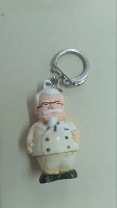 昭和レトロ　KFC カーネルサンダース キーホルダー　現状品1981刻印のサムネイル