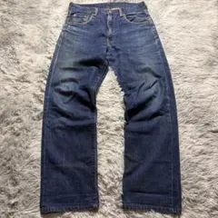 Levi’s 502XX 일본제 빅 E 레드 귀 세르비치 종이 패치 W33