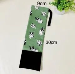 鍵盤ハーモニカ　ホース袋　ピアニカ　メロディオン　縦長巾着袋　フレンチブルドッグ