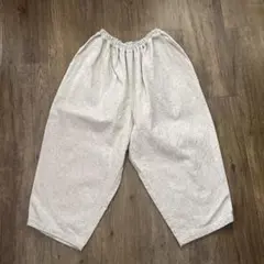 美品 登美 群言堂 リネンワッシャーアンクルパンツ M ウエストゴム 石見銀山 美品 登美 群言堂 リネンワッシャーアンクルパンツ M ウエストゴム