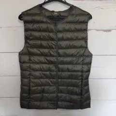 UNIQLO　ユニクロ　ウルトラライトダウンベスト　Mサイズ　カーキ