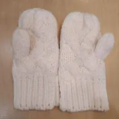BabyGap ホワイトニット手袋
