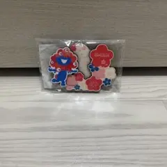 Expo2025　大阪　関西万博　ミャクミャク　木製マグネット　和柄